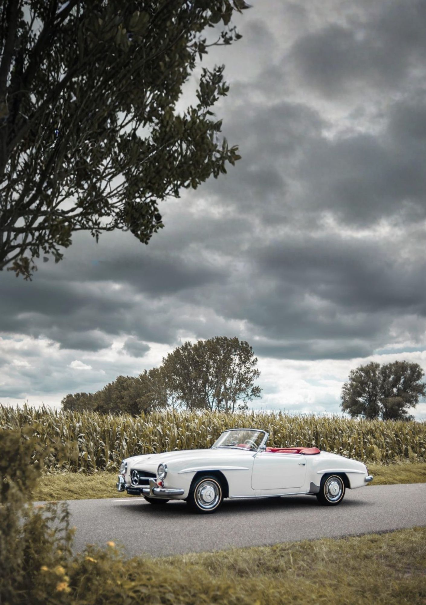 Mercedes-Benz 190 SL uit 1959 na herstelwerkzaamheden
