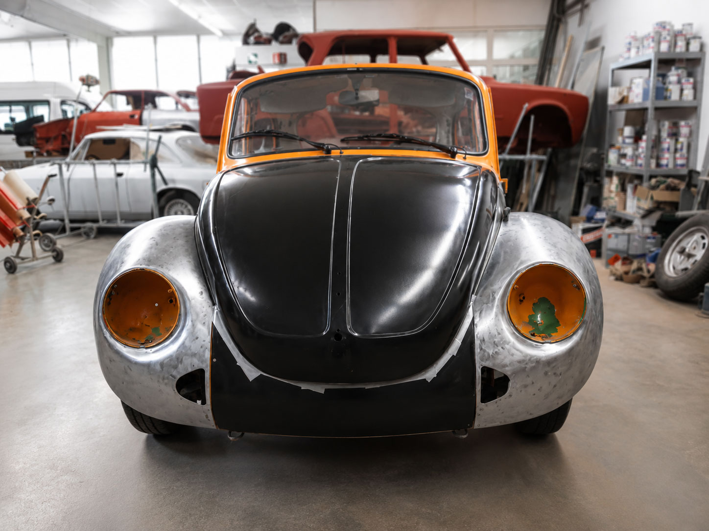 Plaatwerkherstel Volkswagen Kever Cabrio