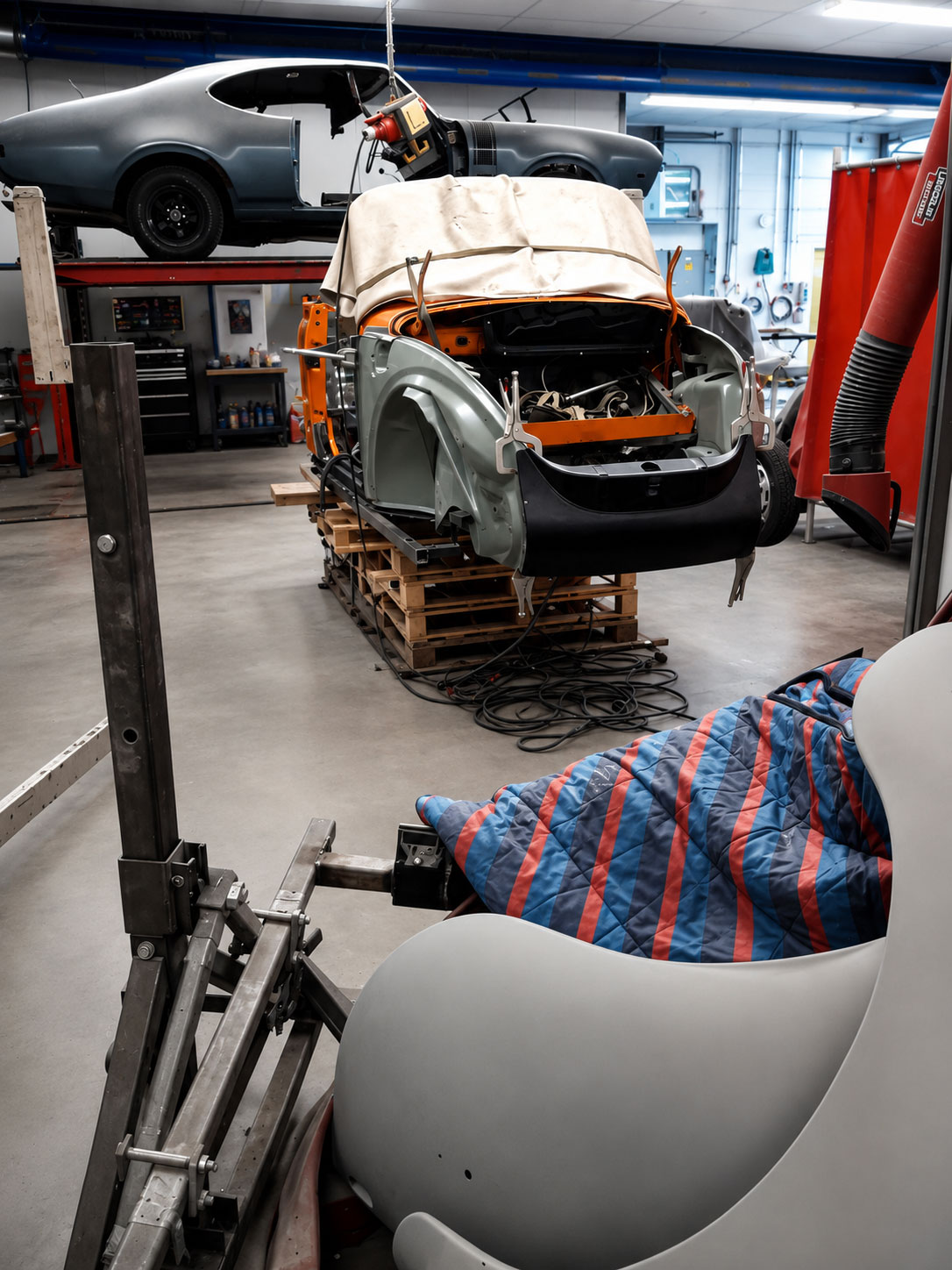 Volkswagen Kever Cabrio 1303 voor restauratie